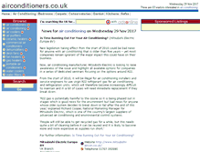 Tablet Screenshot of airconditioners.co.uk